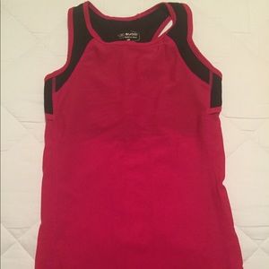 Small Sugoi pink cycling/workout racerback tank!
